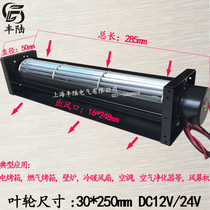 Factory direct cross flow fan FLD 30250 DC12V 24V DC brushless motor air curtain machine