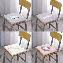 Winter cartoon memory cotton cushion student classroom chair stool dormitory cute chair cushion non-slip butt pad