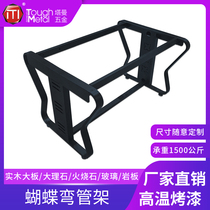 New office table frame conference table rack combination bench main tube table frame butterfly tripod screen card holder