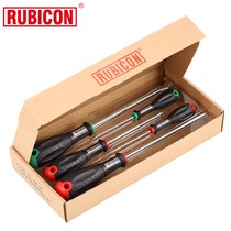 Imported Robin Hood screwdriver combination rubber handle plus hard screw batch with magnetic cross word batch set 500-5A
