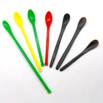 Double - head spoon plastic stainless steel single - head dough multi - specification teaching instrument for extending chemical spoon