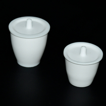 F4 crucible PTPE polytetrafluoroethylene crucible electric furnace tetrafluoro crucible with cover 30 50 100 250ml