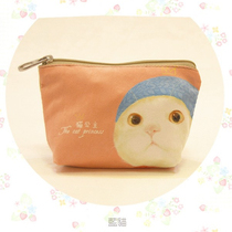 Buy two rounds and three small fresh literary change purse canvas small wallet cute change bag sweet coin bag card bag