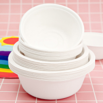 Child Graffiti White Paper Bowl Handmade Diy Kindergarten Fine Art Creative Drawing Making Material Package One-off