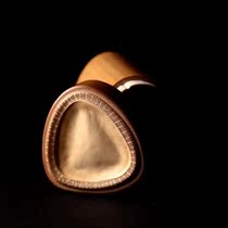 Naughty Bamboo Bamboo Carved Triangle Tea Cylinder Boutique Retool Profiled Jade Bamboo Handmade Bamboo Root Engraving Custom Tea Set Hem