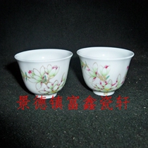 Jingdezhen Cultural Revolution Factory goods porcelain pastel hand-painted daffodil tea cup tea cup Cup Cup old Fidelity
