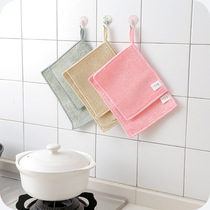 Bamboo fiber plush rag not stained with oil dishcloth to oil wipe bowl cloth kitchen Absorbent Hundred And Clean Cloth Household Cleaning Towels
