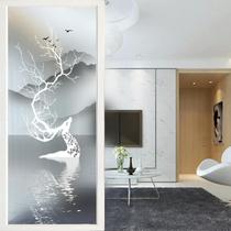 Modern simple fashion screen decoration living room room bedroom hotel art frosted glass partition entry porch