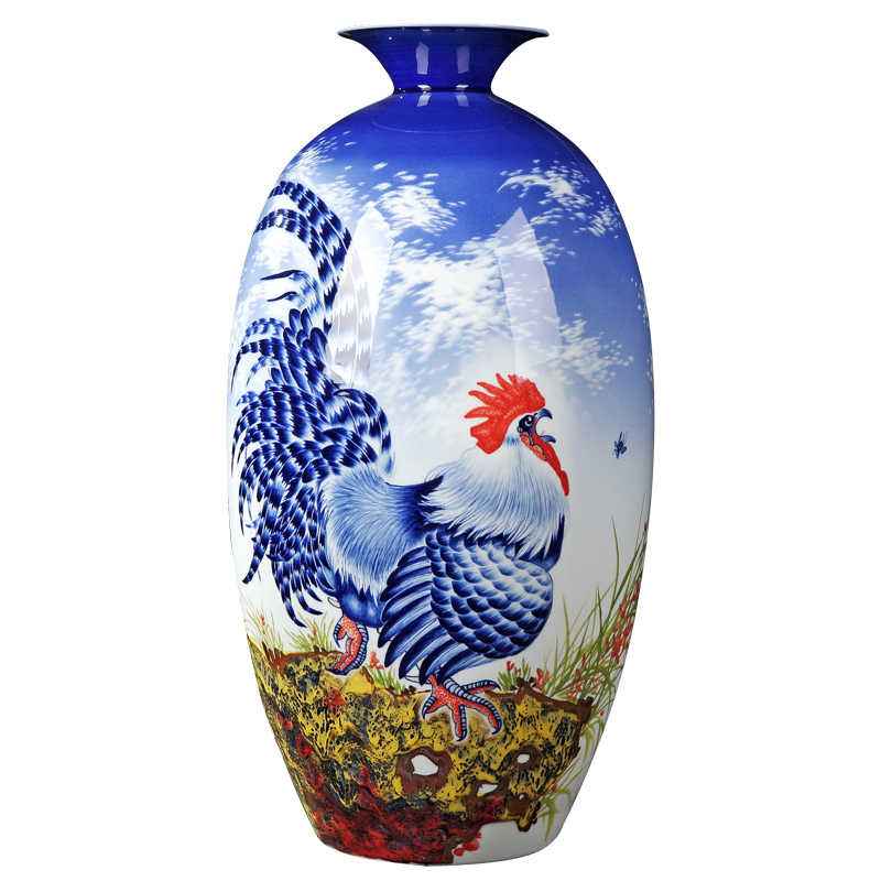 Jingdezhen vases, antique hand - made manual Chinese penjing mesa of famille rose porcelain vase