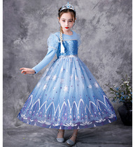 Frozen Elsa princess dress girls Christmas birthday dresses Childrens clothes Elsa dress sub autumn winter
