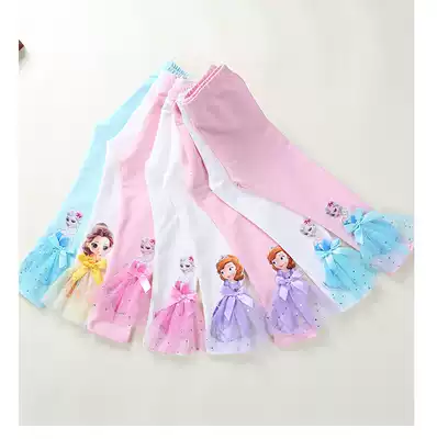 Frozen girls inner pants Spring and summer children's clothing pure cotton Aisha trousers Little girl children wear pants outside