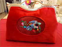 Ethnic Embroidery Bag 2017 Pure Handmade Miao Embroidery Minority Characteristics Chinese Style Velvet Hand bag