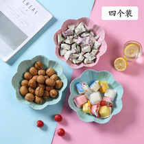 Plastic Household Fruits Pan Dessert Pan Living Room Modern Creativity Guazi Dried Fruit Tea Table Fruit Basin Snacks Candy Pan