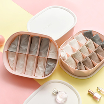 Underwear containing box Covered Polygge Plastic Finishing Box Underwear Socks Three-in-one Containing three sets