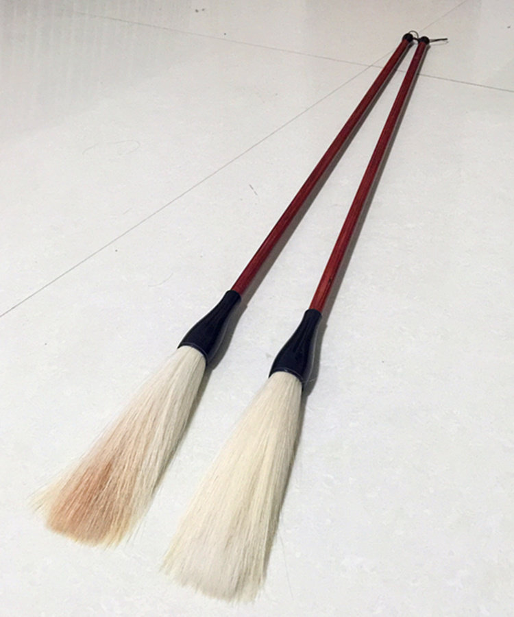 地书笔广场笔长锋兼毫 舞蹈毛笔斗笔加长书法道具装饰笔批发