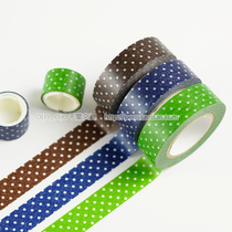 Japan imported Kurashiki Italian craft washi tape 45028 specification 15mmx15m fine dot 3-color single roll