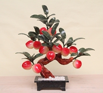 Jade longevity peach 12 topaz peach tree creative living room flat peach crafts jade creative fairy peach tree ornaments bonsai