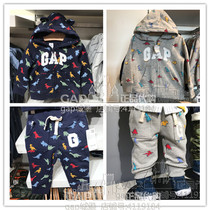 Discount Gap domestic spring and autumn baby dinosaur sweatpants casual pants 374389 497688 497665