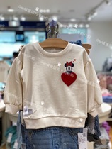 Discount gap domestic counter spring and autumn female baby cartoon Minnie sweater coat coat hanging tag 249