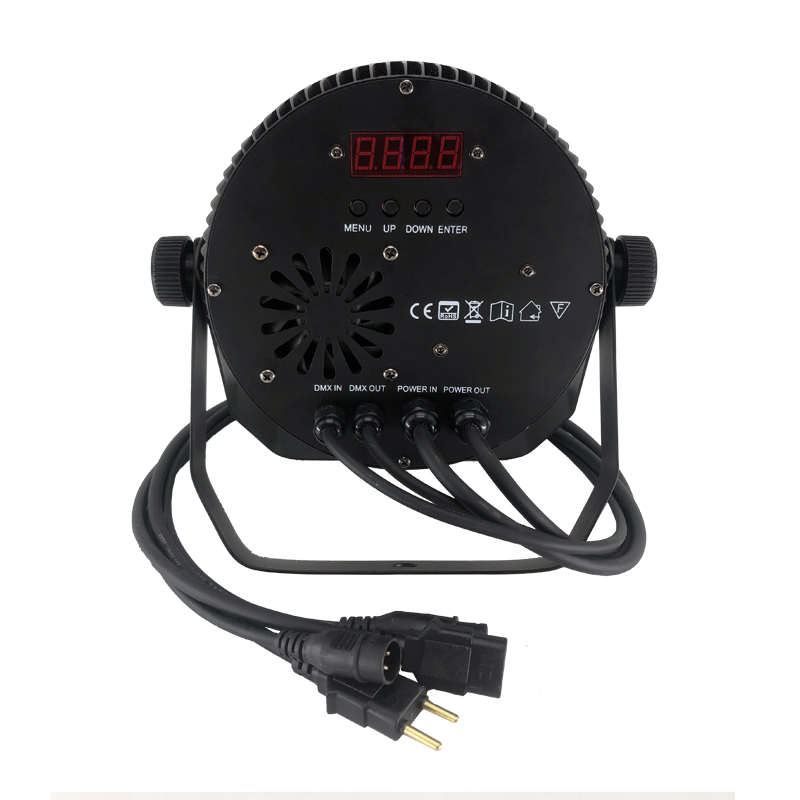 flat par light 54 3w high power full color hand in hand remote control led par light wedding bar performance stage lighting