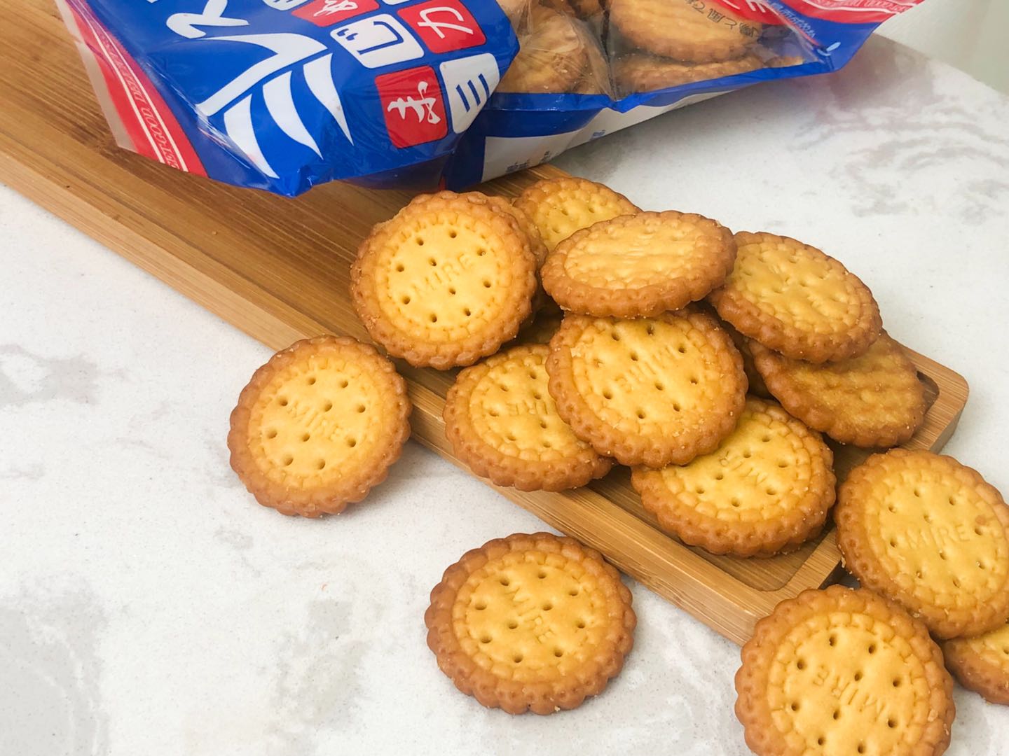 anemon3天日盐饼干网红小零食北海道日式风味小圆饼海盐咸味10包