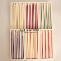 Wedding banquet long pole candle holder candle aromatherapy long branch wedding candle Nordic scene arrangement candlelight dinner candle