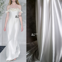 Silk fabric smooth silk satin designer fabric high-end fashion women imported lining cloth