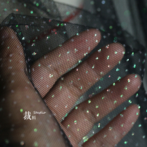 Star Leap Elastic Net Gauze Phantom Stars Empty Perspective Fabric Black Diy Wedding Dresses Dress Fashion Dress Fabric