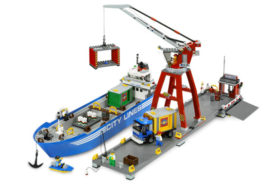 lego7994乐高城市系列海运码头积木收藏玩具绝版精品现货包邮