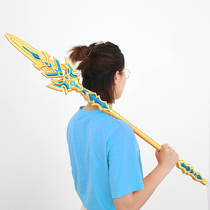 Bucket Roweapon Model PU Soft Glue Blue Silver Bully King Gun Big ho Hammer Elementary School Kids Toy Birthday Present for children