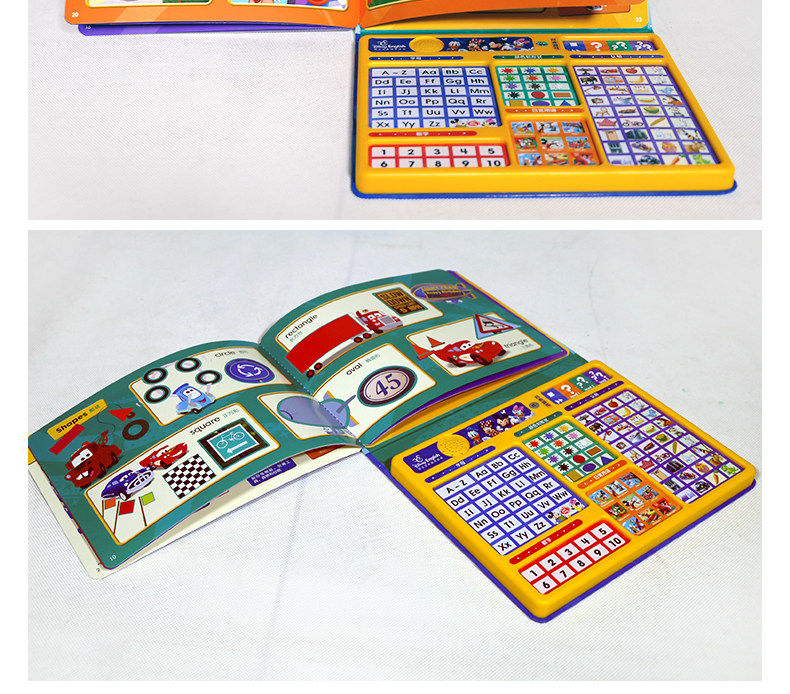 乐乐趣迪士尼英语发声认知书英语单词问答游戏