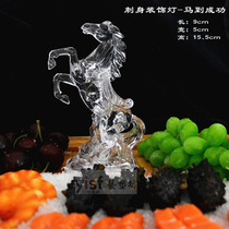 Sabab lamp SAB decoration ice sculpture Sabre ice carving lamp colorful night light horse to successful salt carving mold