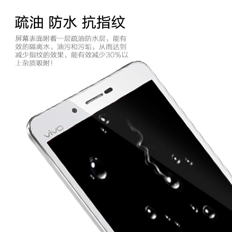 vivox5l钢化膜步步高vivo X5SL/V/M Pro玻璃膜x5max手机高清贴膜+产品展示图1