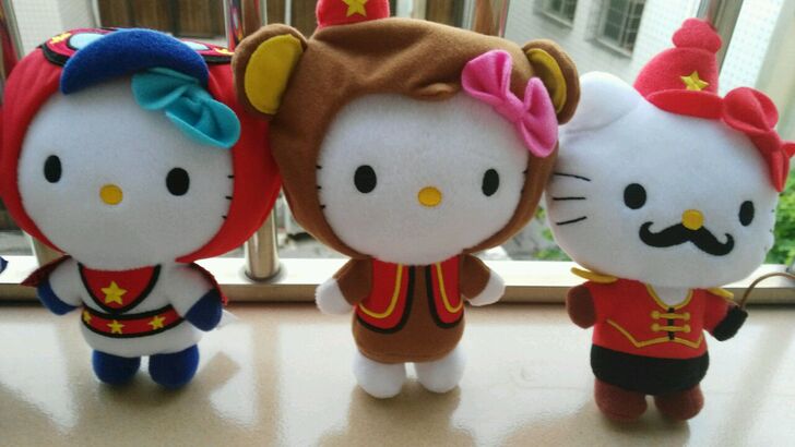 13年香港麦当劳hellokitty马戏团一套