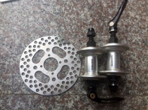 36-hole lying car with aluminum alloy bearing hub 4-hole disc brake hub Quick release type with quick release car has not been used