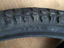 KAN Jian DA Big 24×1 75 Bicycle Tire 24 inch tire All Black