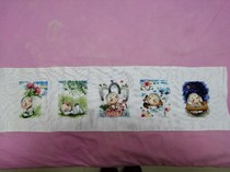 Pure handmade little monk cross stitch finished childrens room boy bedroom small pieces simple embroidery finished embroidery