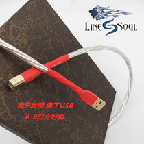 Music ribbon Odin DAC decoding data cable USB live broadcast fever sound card cable import 2 0 audio cable