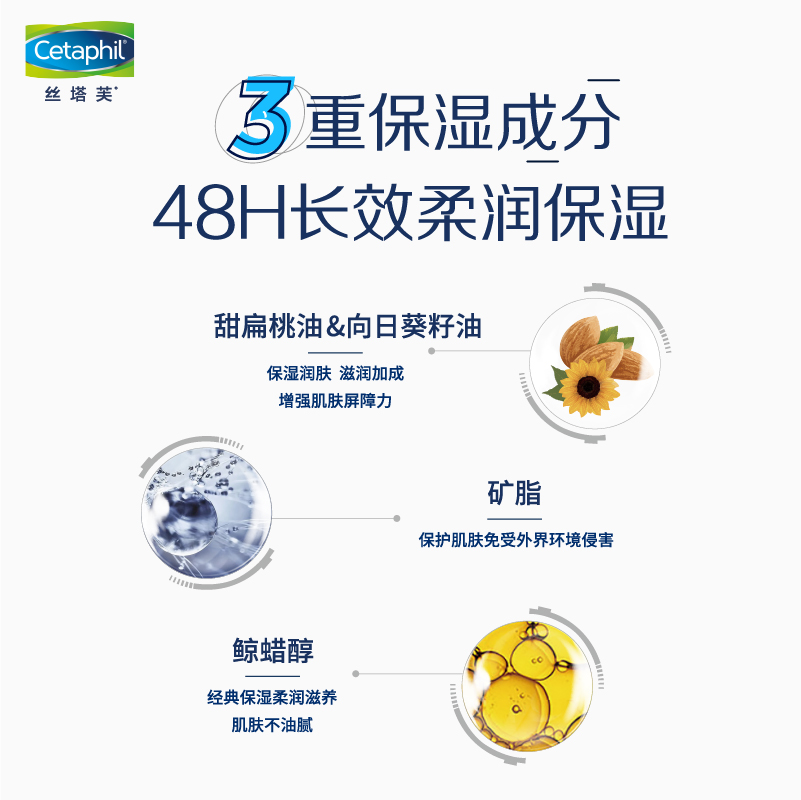 丝塔芙润肤面霜保湿滋润身体乳女秋冬550g大白罐
