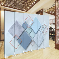 Euroscreen folding mobile partition wall living-room minimalist modern shielded bedroom home office light and luxurious