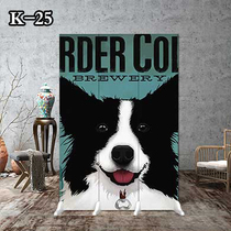 Simple cartoon screen childrens room partition wall kindergarten animation animal foldable mobile cute folding screen