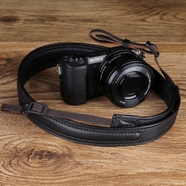 Fuji micro single camera retro shoulder strap X100FXT20 XT10 XH1 XT3 cowhide decompression back neck strap