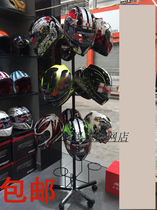 Send wheels Motorcycle helmet shelf Helmet display stand Bold helmet helmet stand