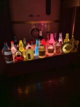 Moyu Home Wine Bottle Night Light Diy Shake Sound The Same Style Atmosphere Light Small Night Light Decorative Lights Creativity Pendulum Gift Giving Gift