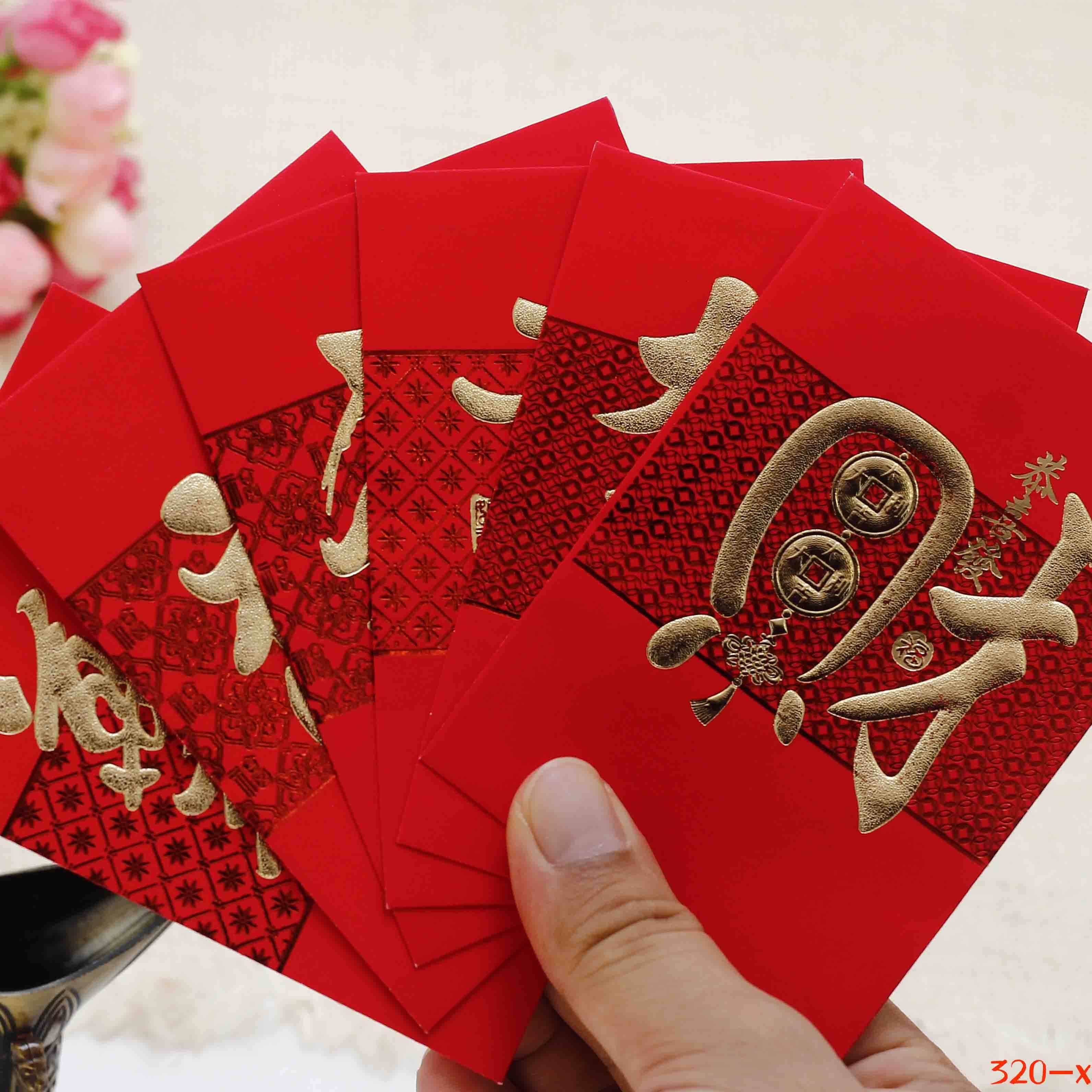 2017年新款红包个性创意高档红包定制利是封定做logo烫金全国包邮