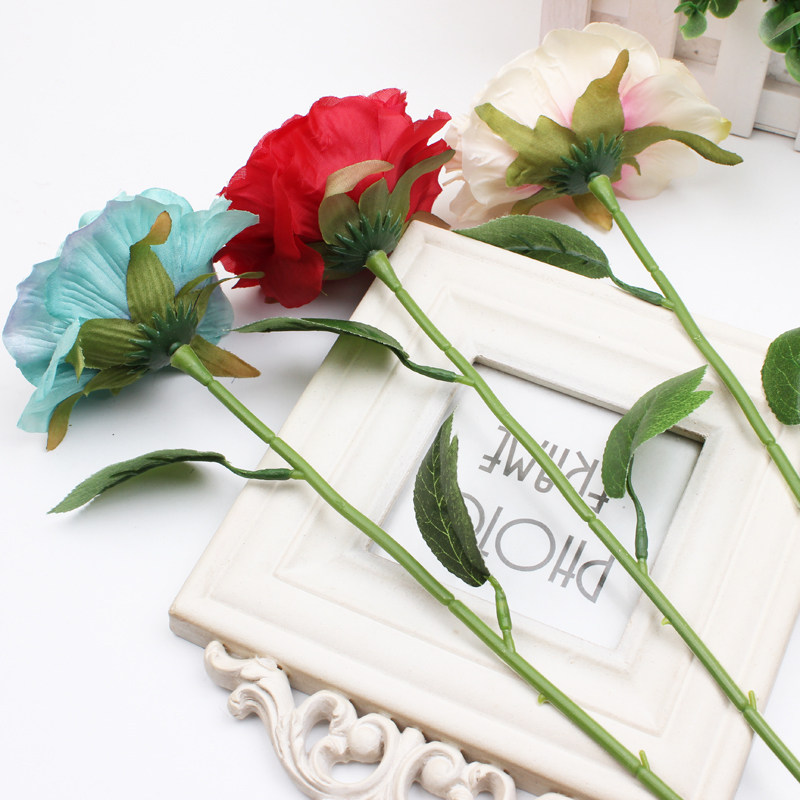 花杆 花枝 绿铁丝杆 手工花杆 胶包铁丝 diy手工花材料 插花杆