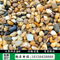 Tung Cottage Natural View Stone Garden Scenic Stone Pebble Ground Warm Bean Stone Filter Material Natural Stone Origin Direct