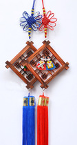 Korean restaurant decoration wooden frame pendant wall decoration home decoration folk handicrafts creative restaurant