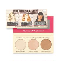 (In THE way) THE BALM MANIZER SISTERS three-color Blush high disc Mary cindy-Lou