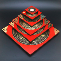 Compass feng shui disc high precision pure copper panel 6 inch 8 inch 10 inch with wooden box three yuan comprehensive professional guide
